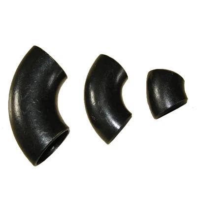 Колено из углеродистой стали, сваренное встык с длинным радиусом и коротким радиусом, 90 градусов‌